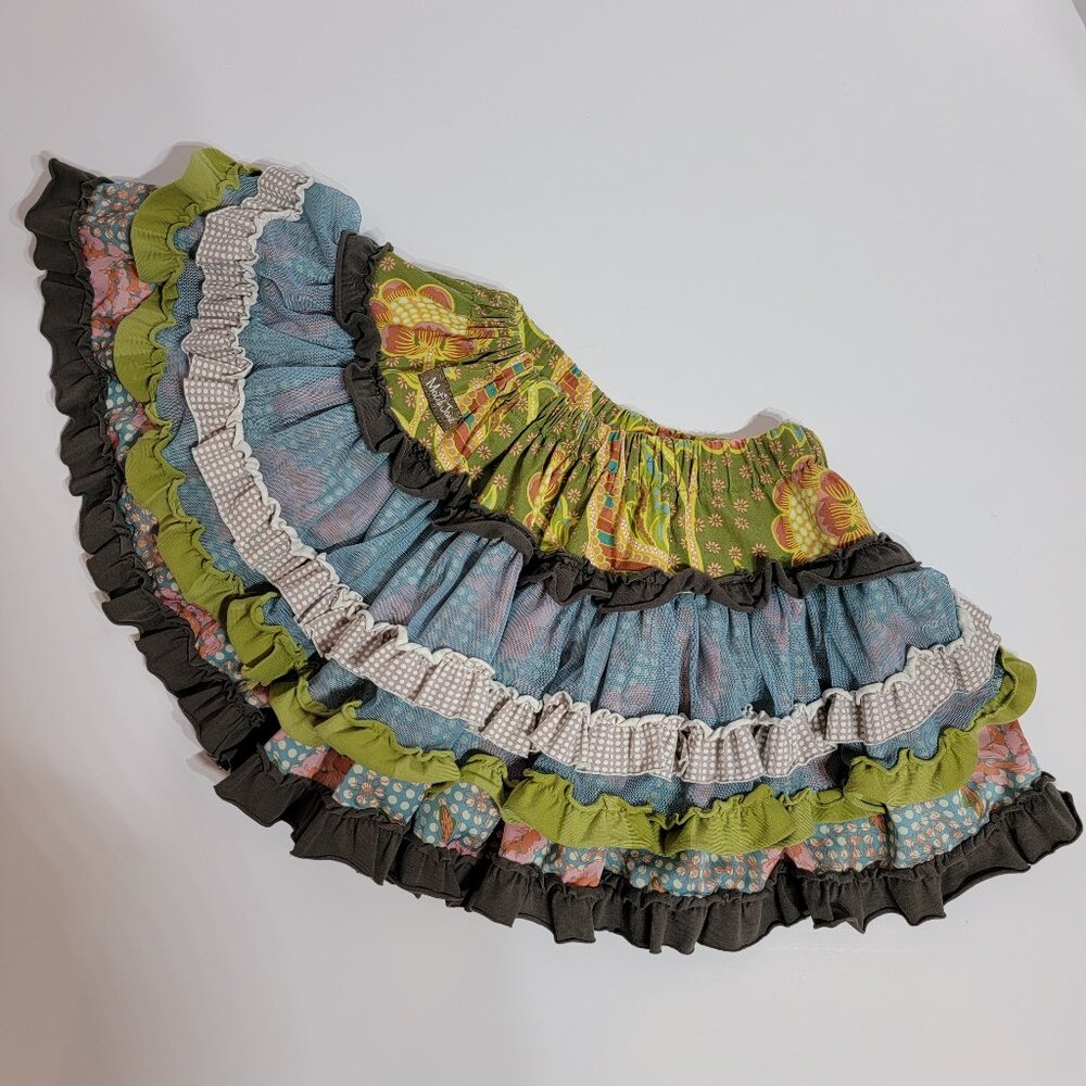 Matilda Jane You & Me Ava Twirl Ruffle Elastic Waist Skirt